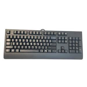 Lenovo SK-8827 Wired USB Keyboard Full Size Black OEM Tested